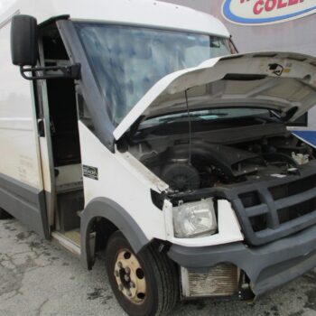 Damaged delivery van front repair